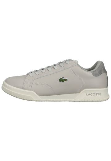 Lacoste Sneaker Leder/Textil Weiß Kombi - surf4shoes