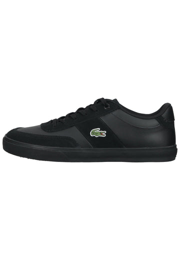 Lacoste Sneaker Leder/Textil Schwarz/Schwarz - surf4shoes
