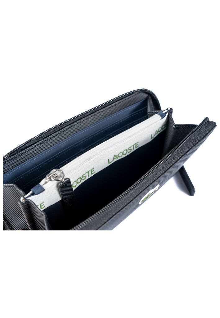 Lacoste Taschen Lederimitat Schwarz - surf4shoes