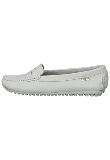 Scapa Mokassin Leder Weiß - surf4shoes