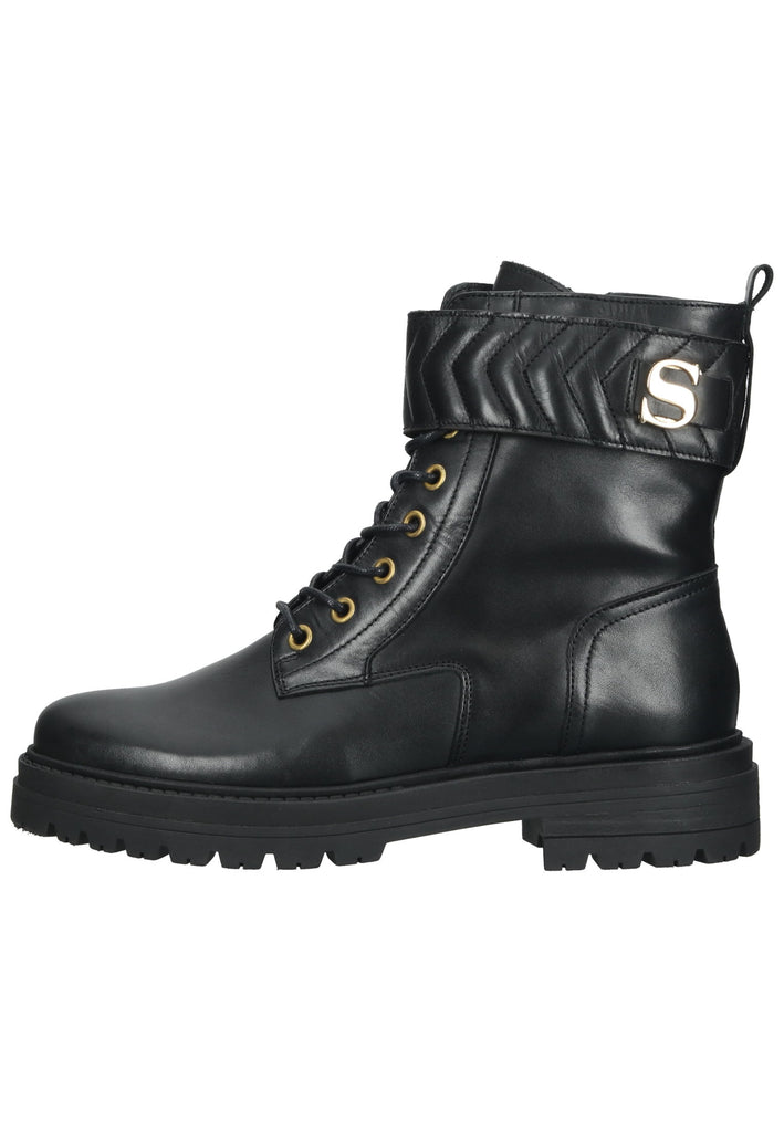 Scapa Stiefelette Leder Schwarz - surf4shoes