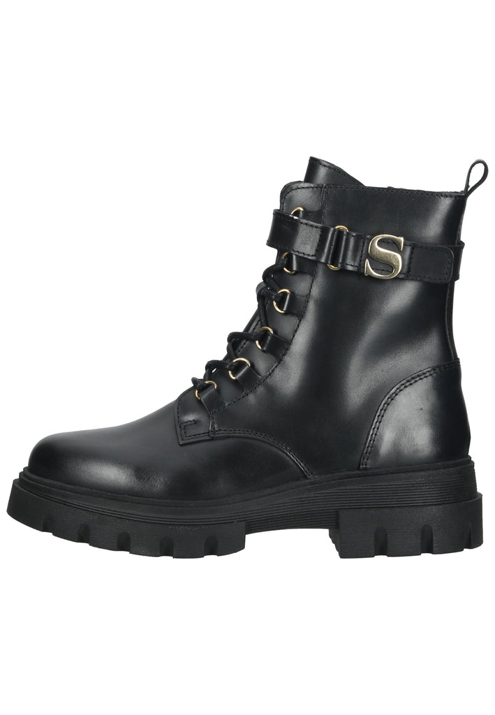 Scapa Stiefelette Leder Schwarz - surf4shoes