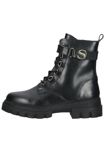Scapa Stiefelette Leder Schwarz - surf4shoes
