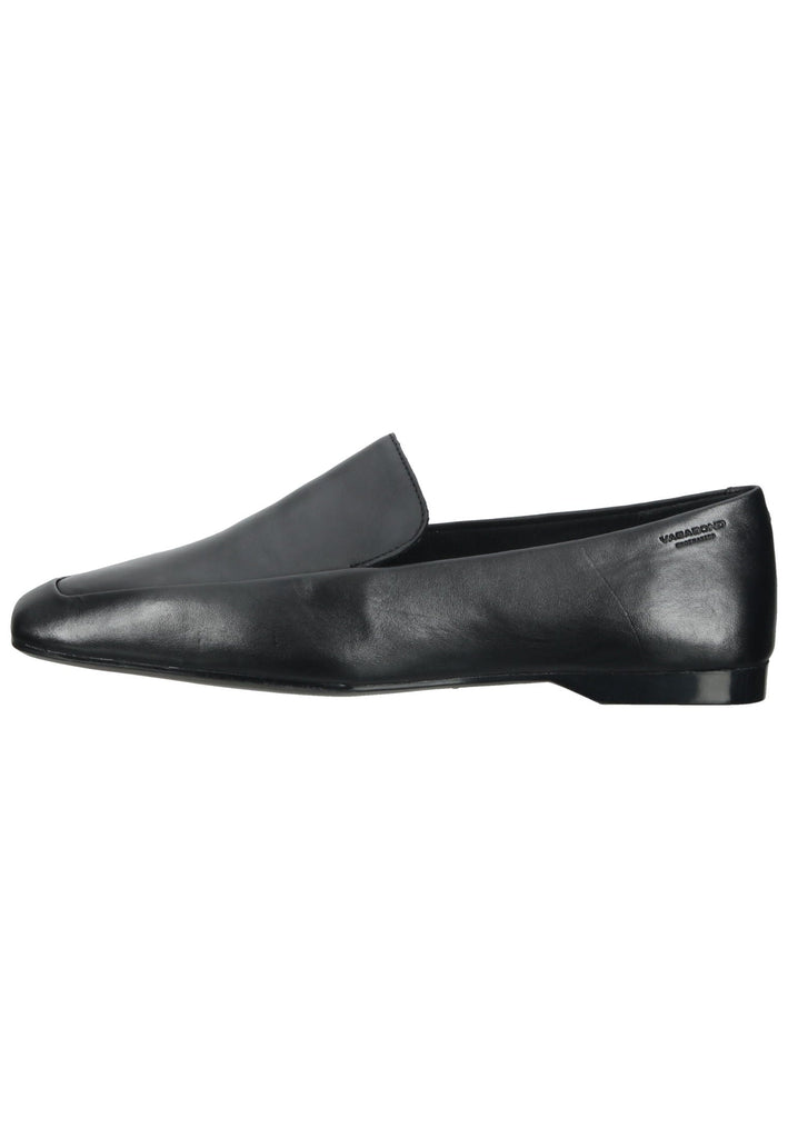 Vagabond Slipper Leder Schwarz - surf4shoes