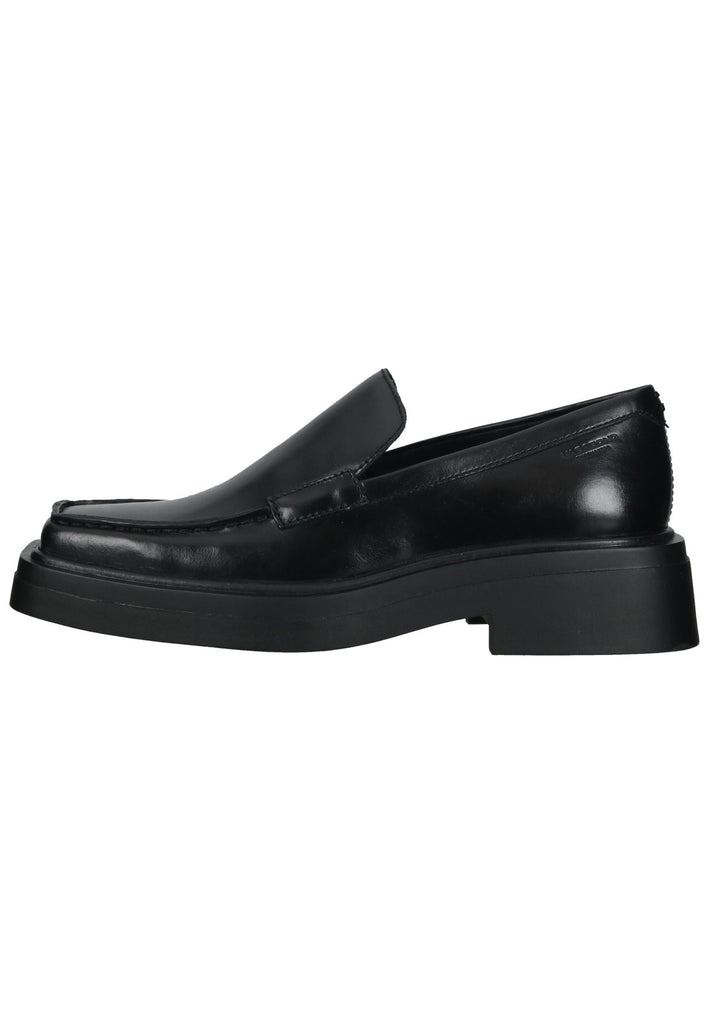 Vagabond Slipper Leder Schwarz - surf4shoes