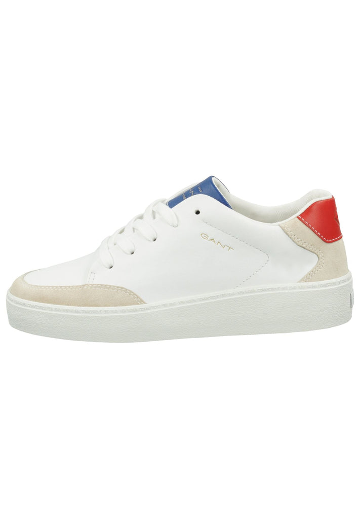 GANT Sneaker Leder Weiß/Blau - surf4shoes