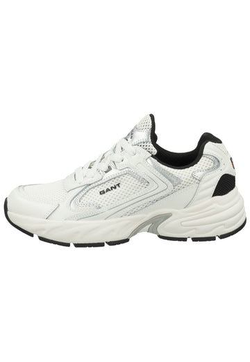 GANT Sneaker Leder/Textil Silber/Weiß - surf4shoes
