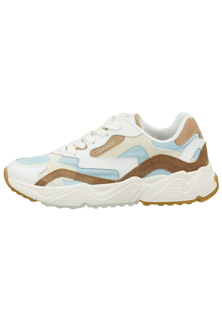 GANT Sneaker Leder Weiß/Beige - surf4shoes