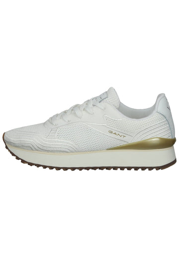 GANT Sneaker Lederimitat Weiß - surf4shoes
