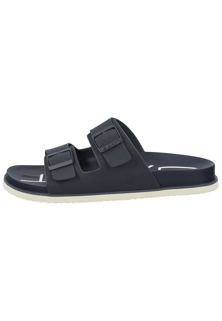 GANT Pantoletten Lederimitat Marine - surf4shoes
