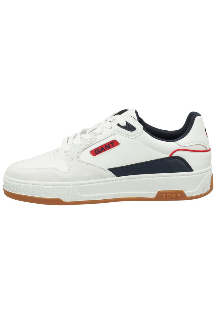 GANT Sneaker Leder Weiß/Blau - surf4shoes