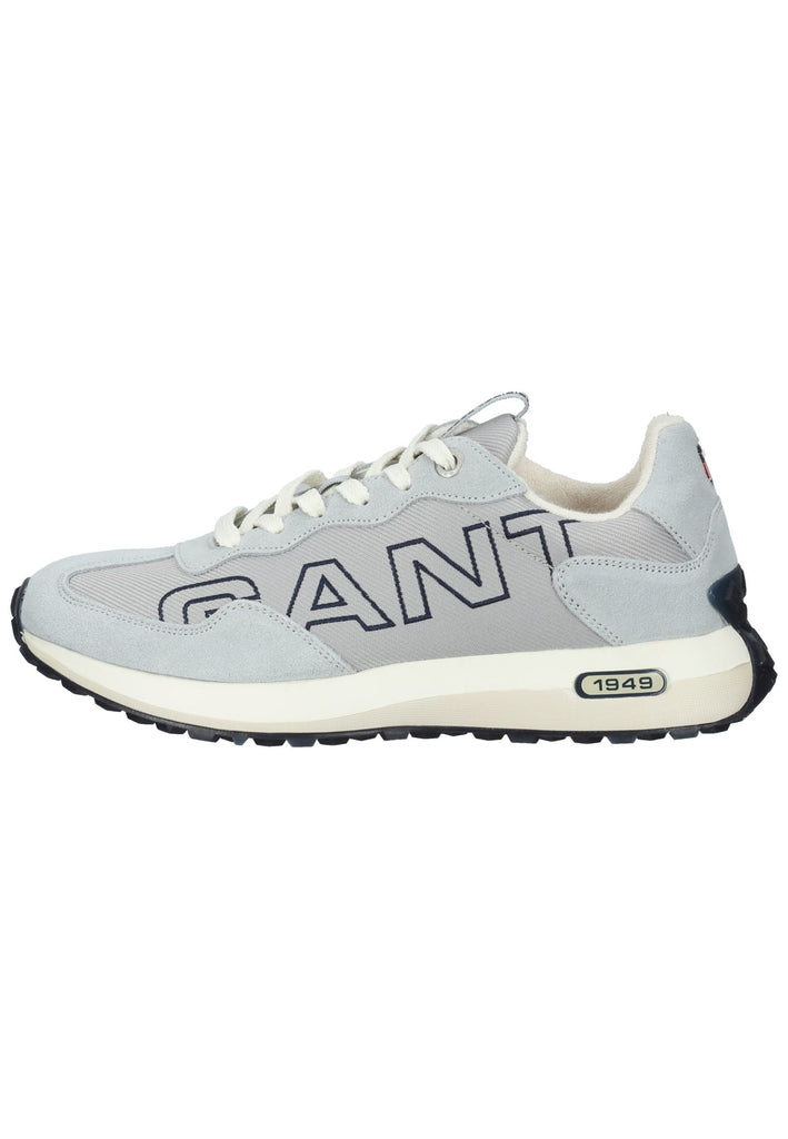 GANT Sneaker Nubukleder/Textil Grau/Blau - surf4shoes