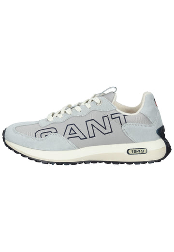 GANT Sneaker Nubukleder/Textil Grau/Blau - surf4shoes