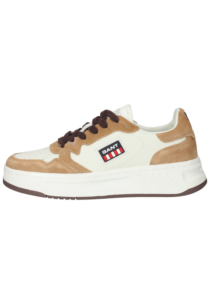 GANT Sneaker Veloursleder Beige/Weiß - surf4shoes