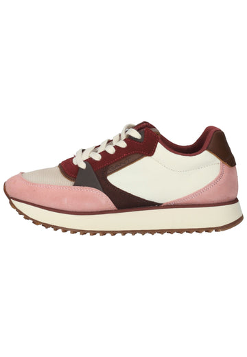 GANT Sneaker Nubukleder/Textil Rosa/Weiß - surf4shoes