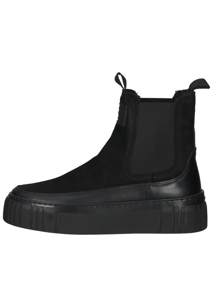 GANT Stiefelette Veloursleder/Textil Schwarz - surf4shoes