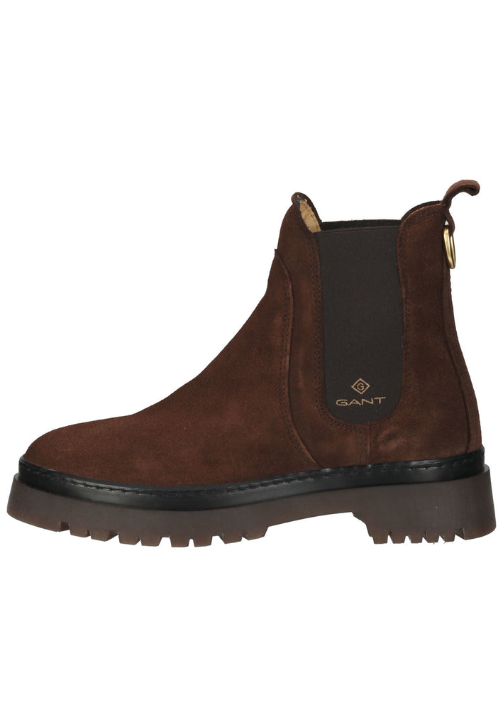 GANT Stiefelette Veloursleder/Textil Chocolate - surf4shoes