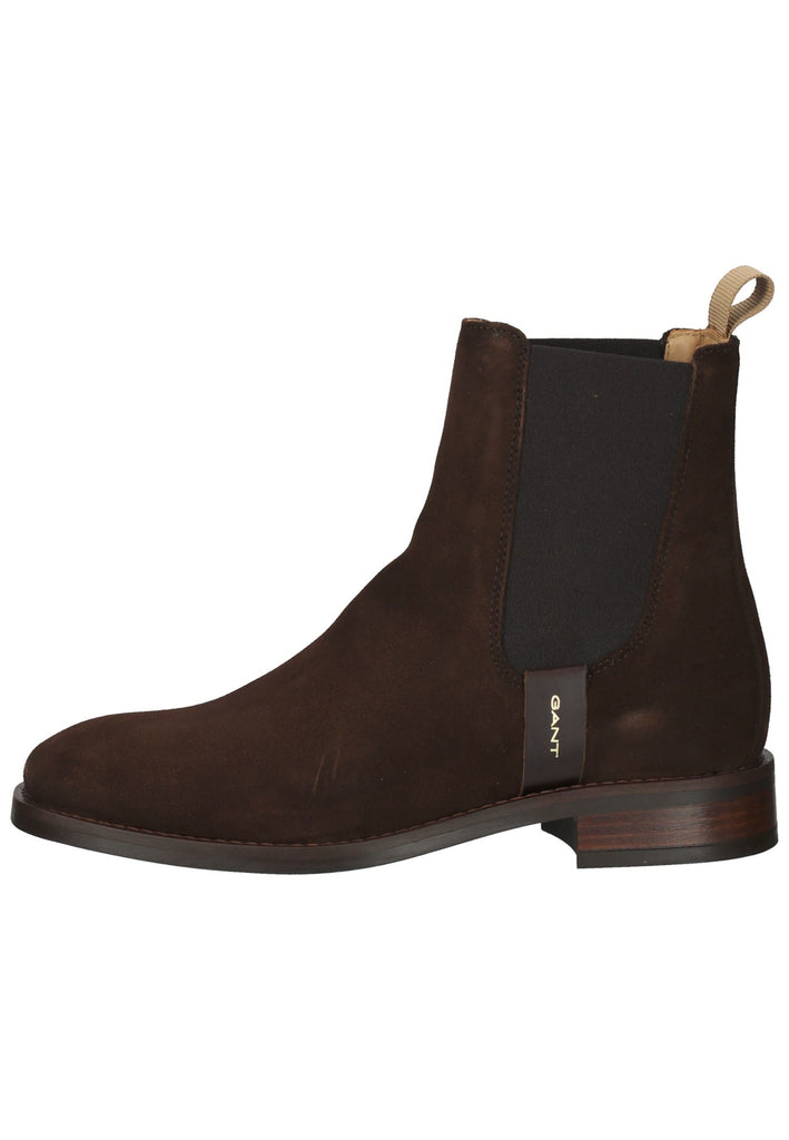 GANT Stiefelette Veloursleder/Textil Dunkelbraun - surf4shoes