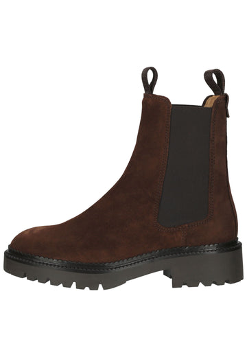 GANT Stiefelette Veloursleder/Textil Dunkelbraun - surf4shoes