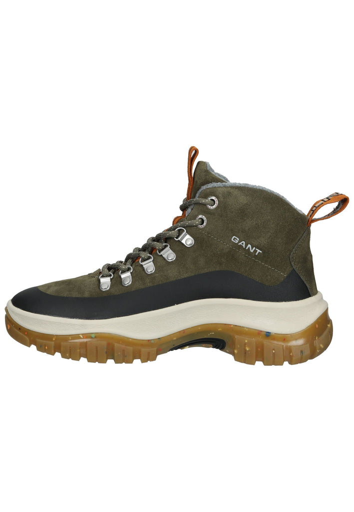 GANT Wanderschuhe Veloursleder Grün/Schwarz - surf4shoes