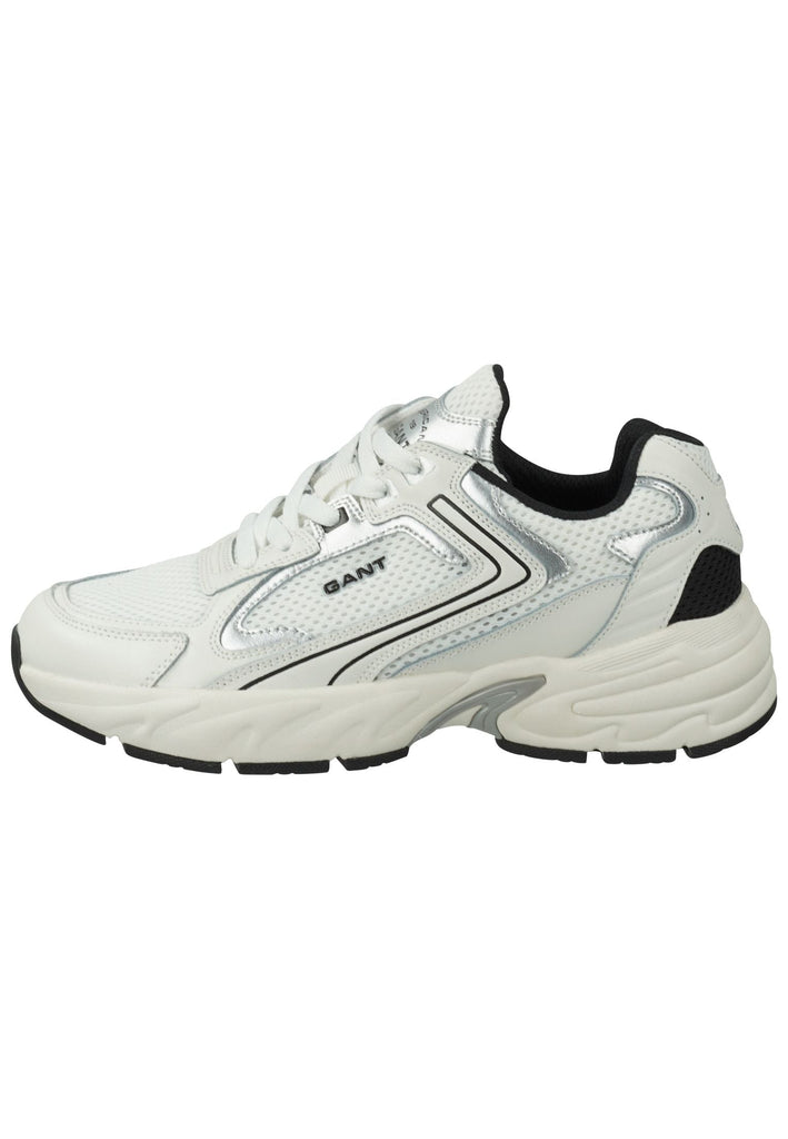 GANT Sneaker Textil Weiß/Schwarz - surf4shoes