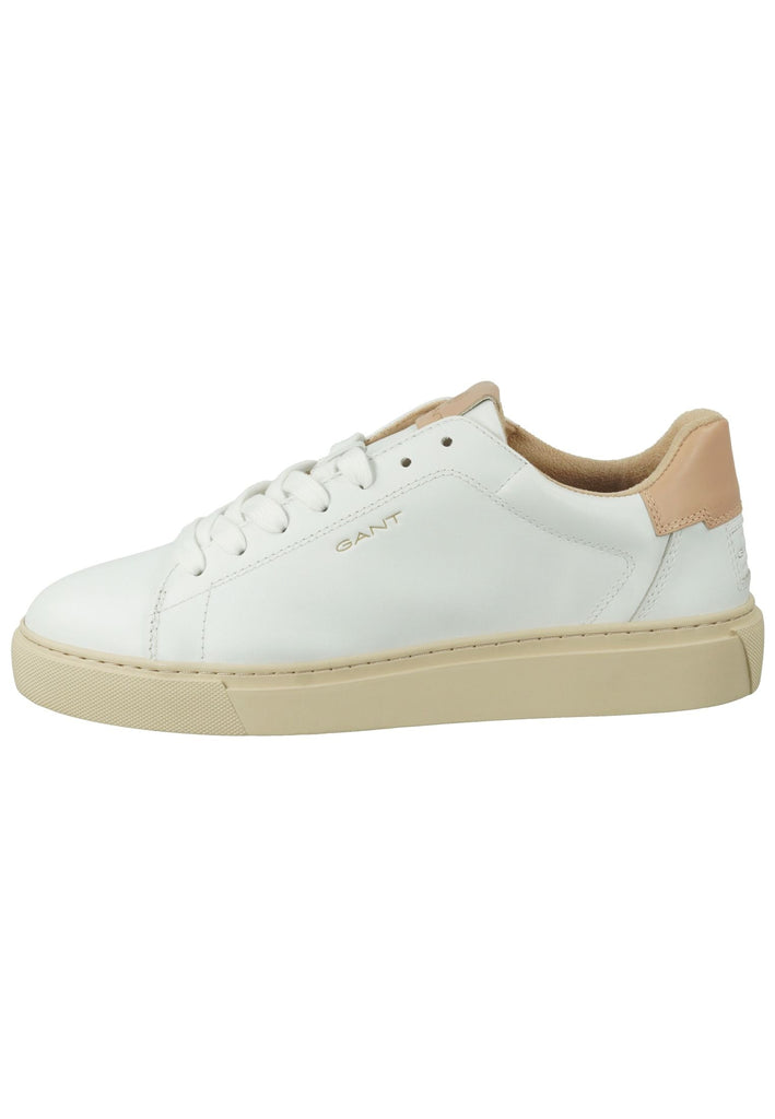 GANT Sneaker Leder Weiß/Beige - surf4shoes