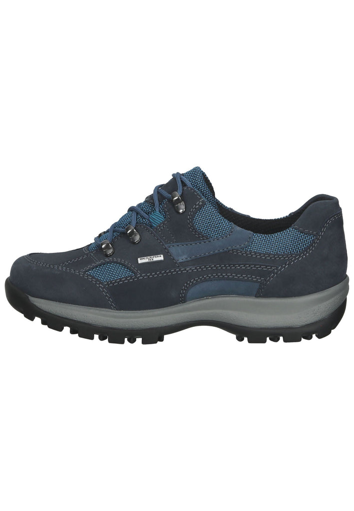 Waldläufer Wanderschuhe Leder/Textil Marine - surf4shoes