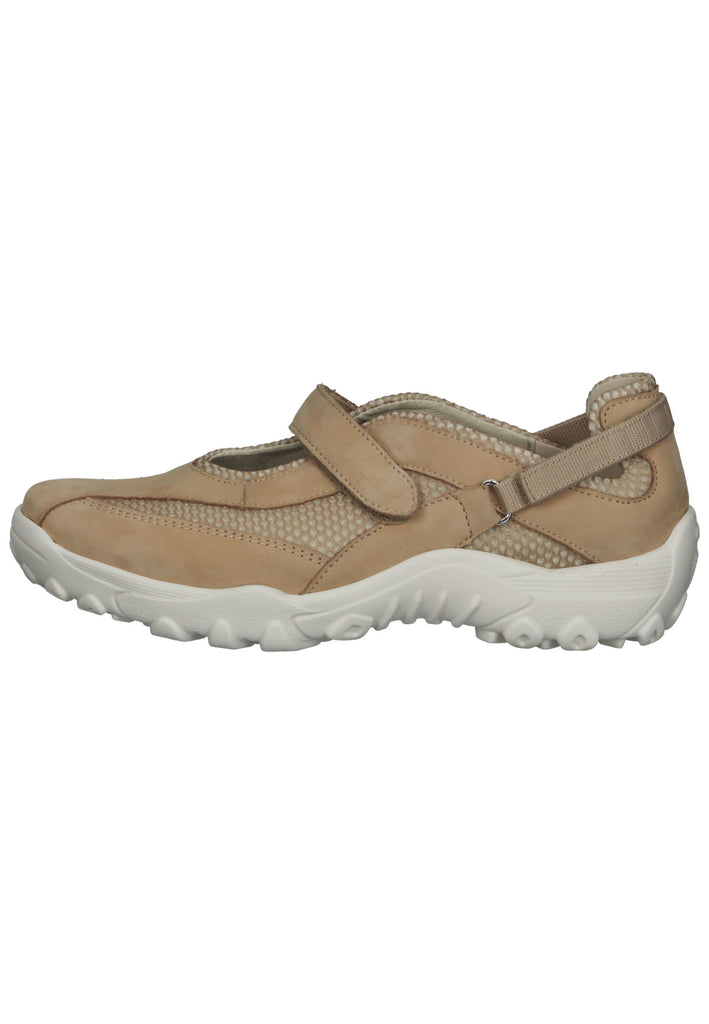 Waldläufer Halbschuhe Leder/Textil Sand - surf4shoes