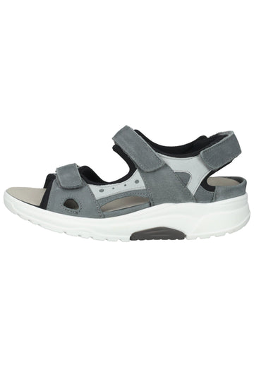 Waldläufer Wanderschuhe Leder/Textil Blau/Grau - surf4shoes
