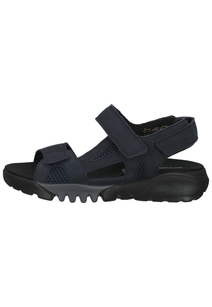 Waldläufer Wanderschuhe Leder/Textil Marine - surf4shoes