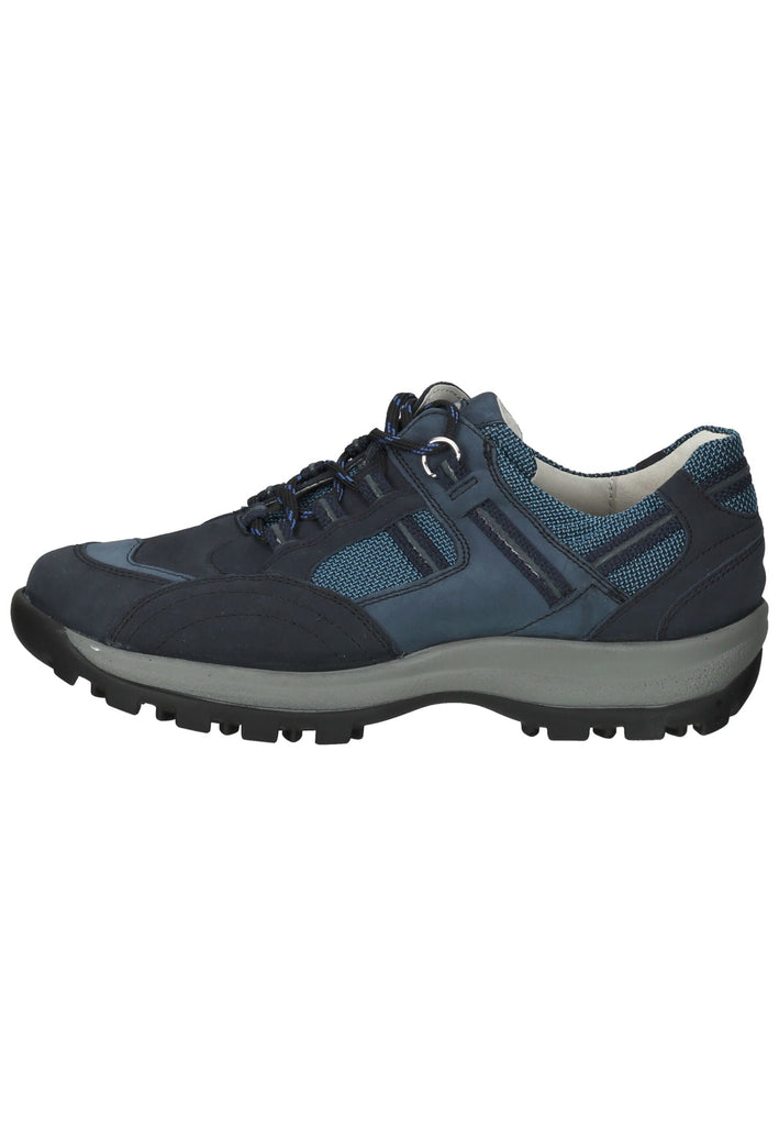 Waldläufer Wanderschuhe Leder/Textil Blau - surf4shoes
