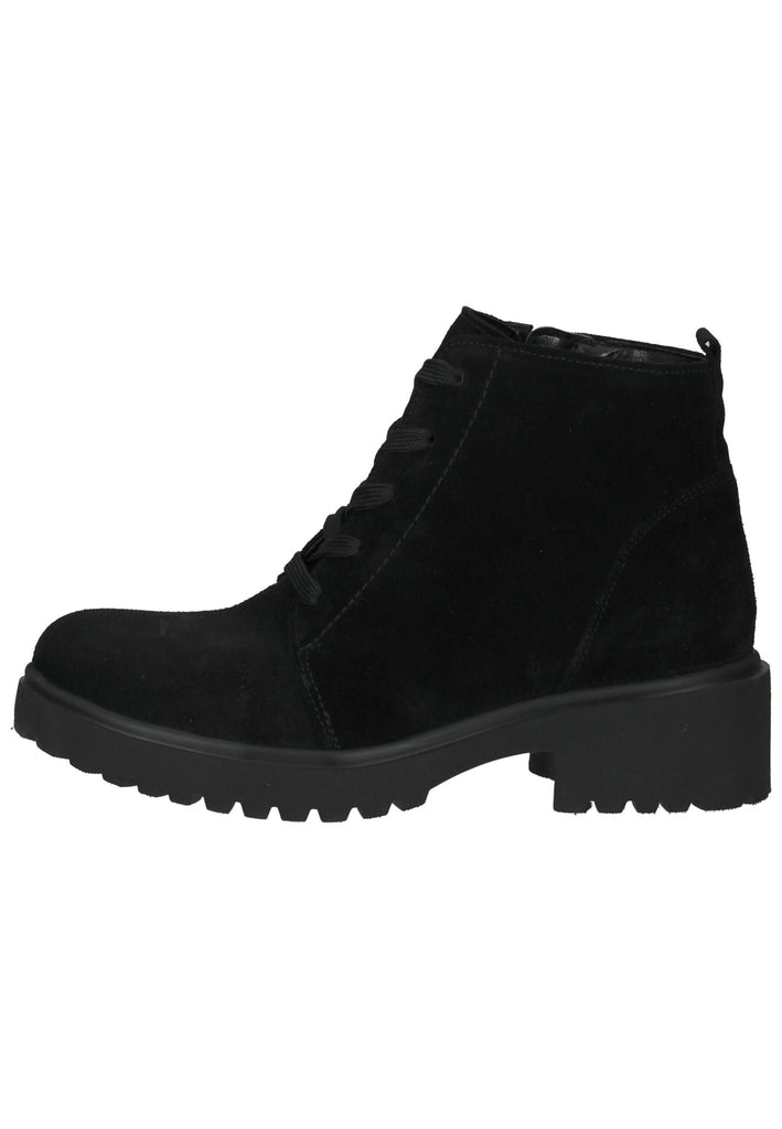 Waldläufer Stiefelette Leder/Textil Schwarz Warmfutter - surf4shoes