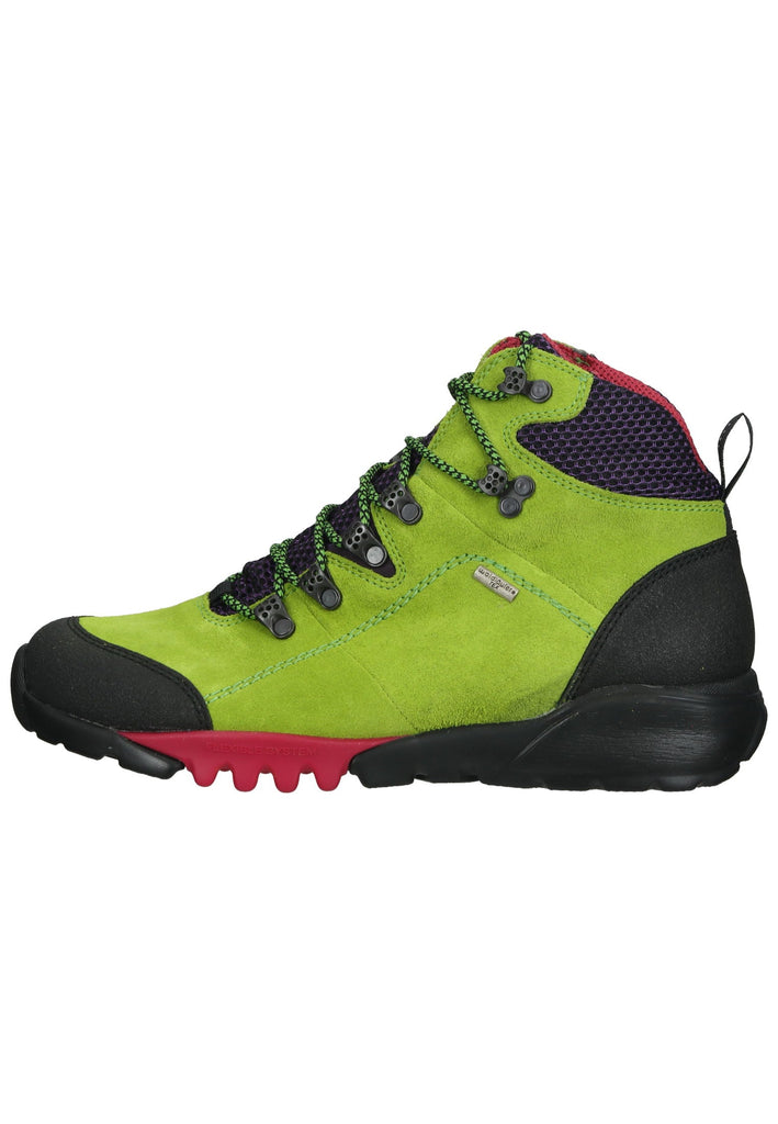 Waldläufer Wanderschuhe Leder/Textil Grün/Kombi - surf4shoes