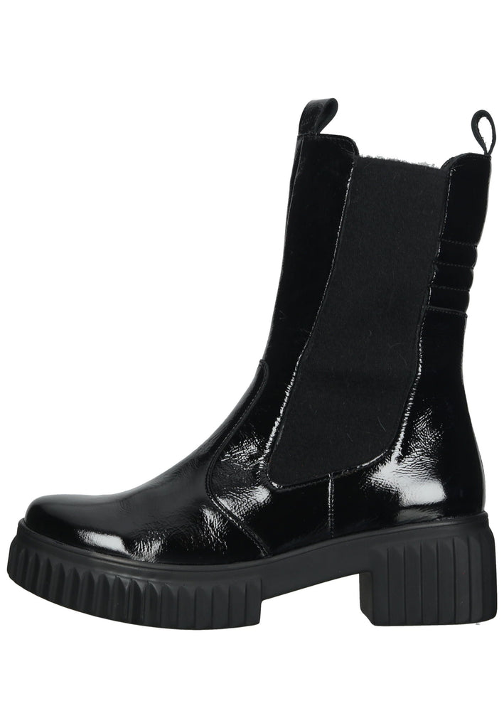 Waldläufer Stiefelette Leder/Textil Schwarz Warmfutter - surf4shoes
