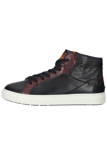 LLOYD SELECTED Sneaker Leder Cognac/Navy - surf4shoes