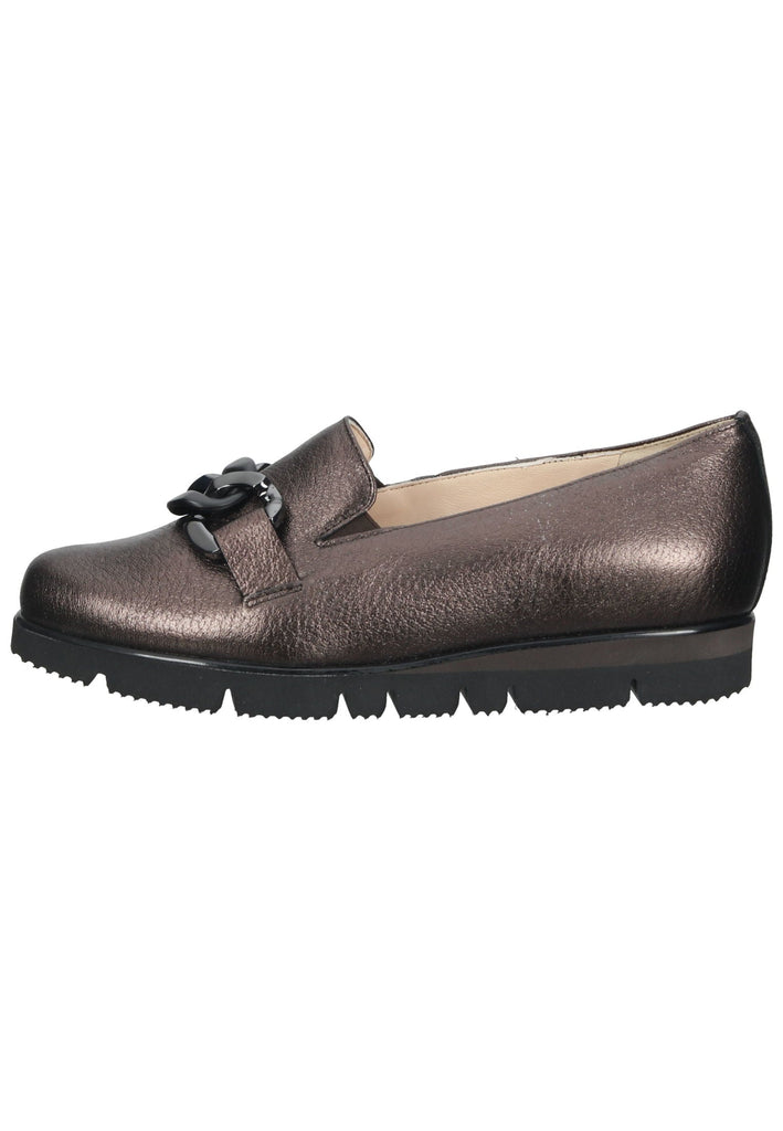 HASSIA Slipper Leder Dunkelbraun - surf4shoes