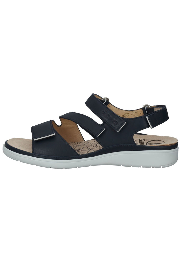 Ganter Sandalen Leder Blau - surf4shoes
