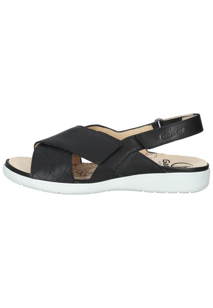 Ganter Sandalen Leder Schwarz - surf4shoes