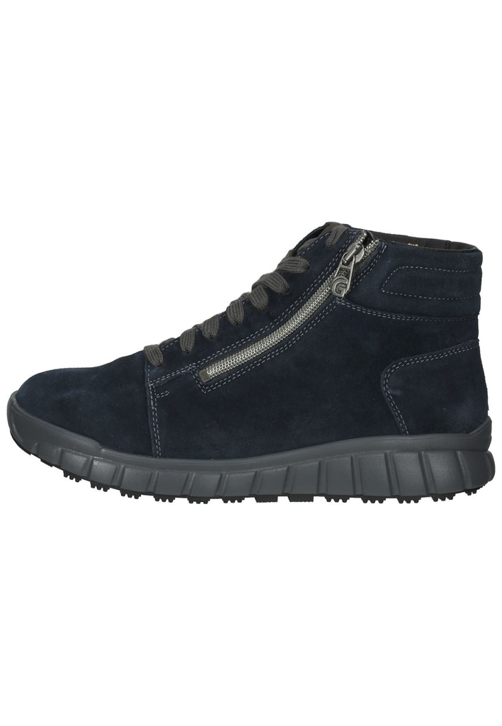 Ganter Stiefelette Veloursleder Blau - surf4shoes