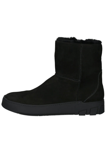 Ganter Stiefelette Nubukleder Schwarz Warmfutter - surf4shoes