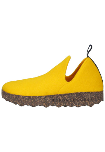 ASPORTUGUESAS Hausschuhe Filz Gelb - surf4shoes