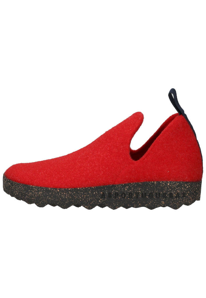 ASPORTUGUESAS Hausschuhe Filz Rot - surf4shoes