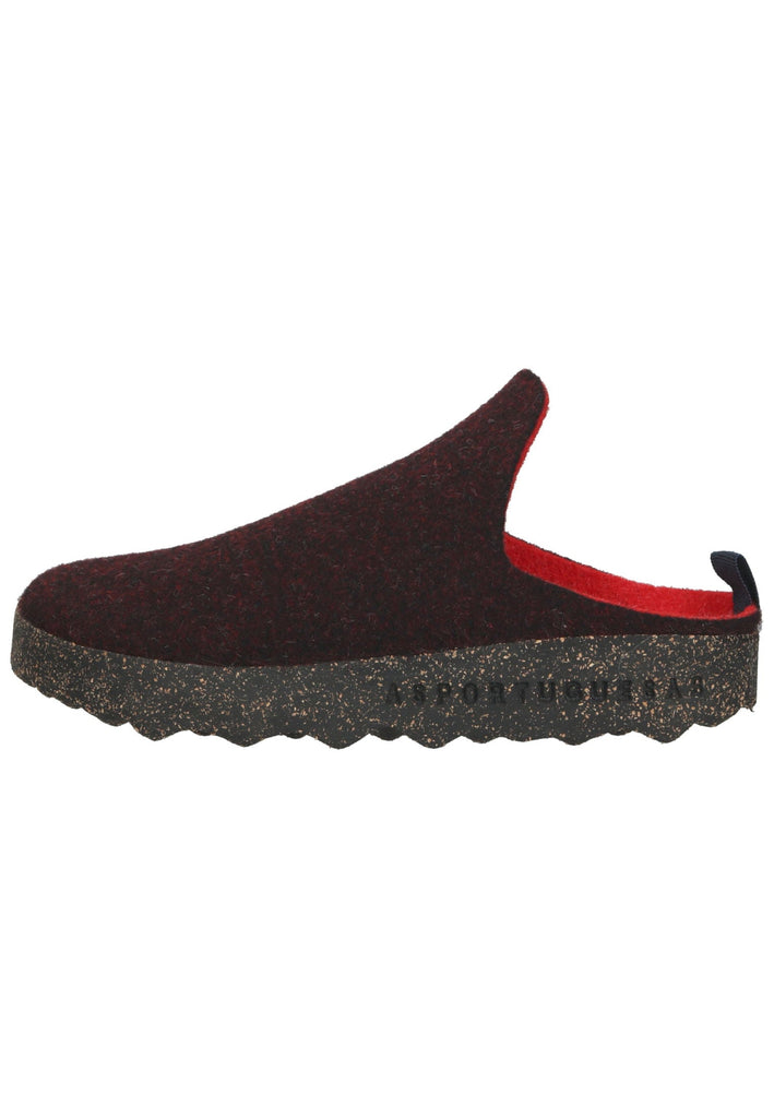 ASPORTUGUESAS Hausschuhe Filz Merlot - surf4shoes