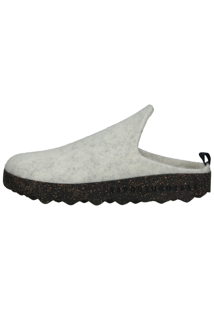 ASPORTUGUESAS Hausschuhe Filz Weiß - surf4shoes