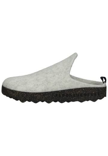 ASPORTUGUESAS Hausschuhe Filz Weiß - surf4shoes
