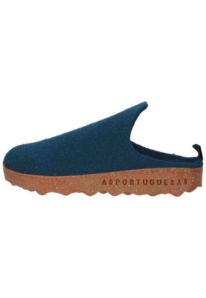 ASPORTUGUESAS Hausschuhe Filz Türkis - surf4shoes