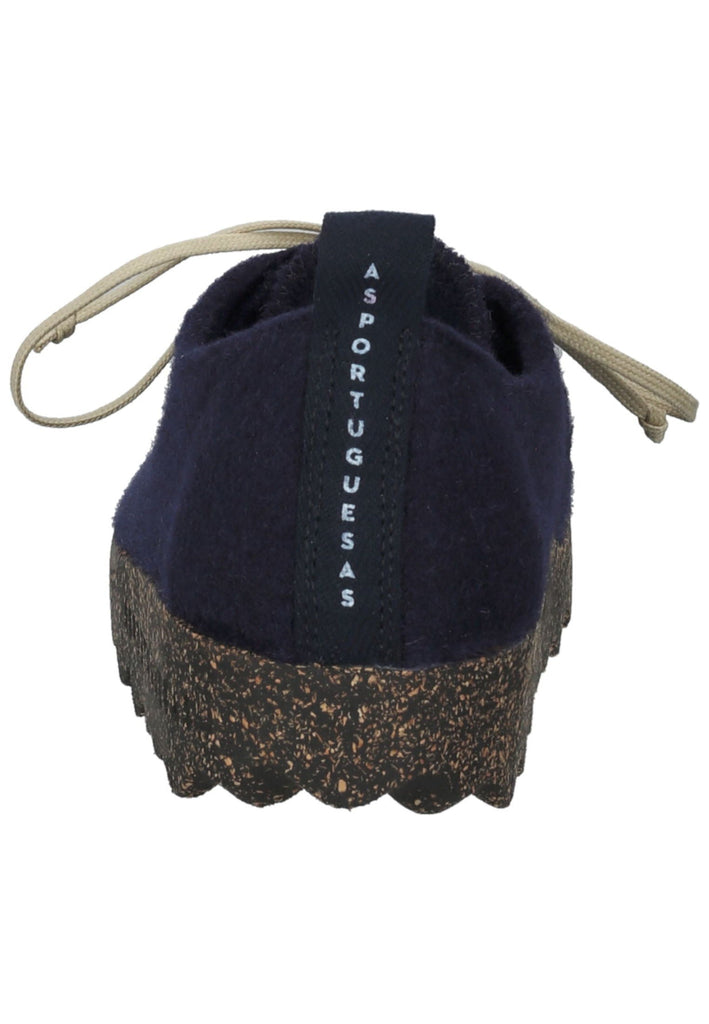 ASPORTUGUESAS Halbschuhe Filz Navy - surf4shoes