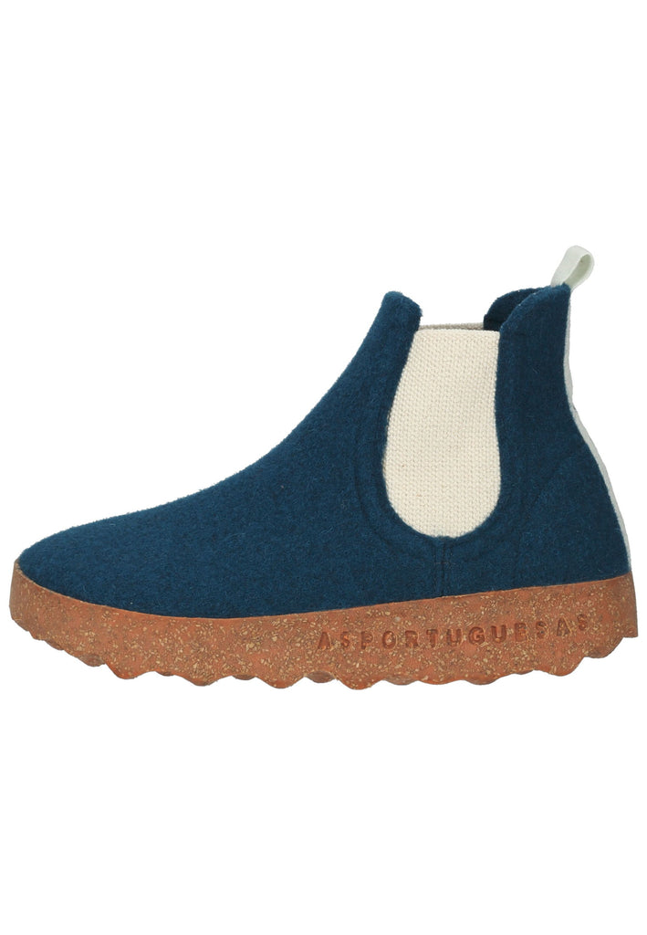 ASPORTUGUESAS Stiefelette Filz Blau - surf4shoes