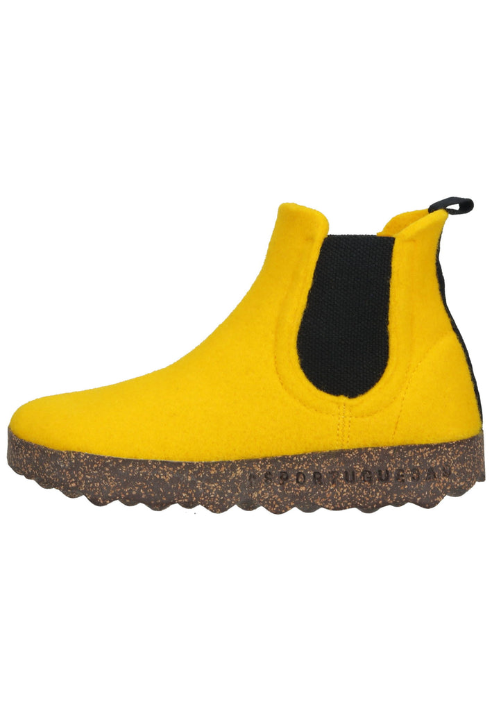 ASPORTUGUESAS Stiefelette Filz Gelb - surf4shoes