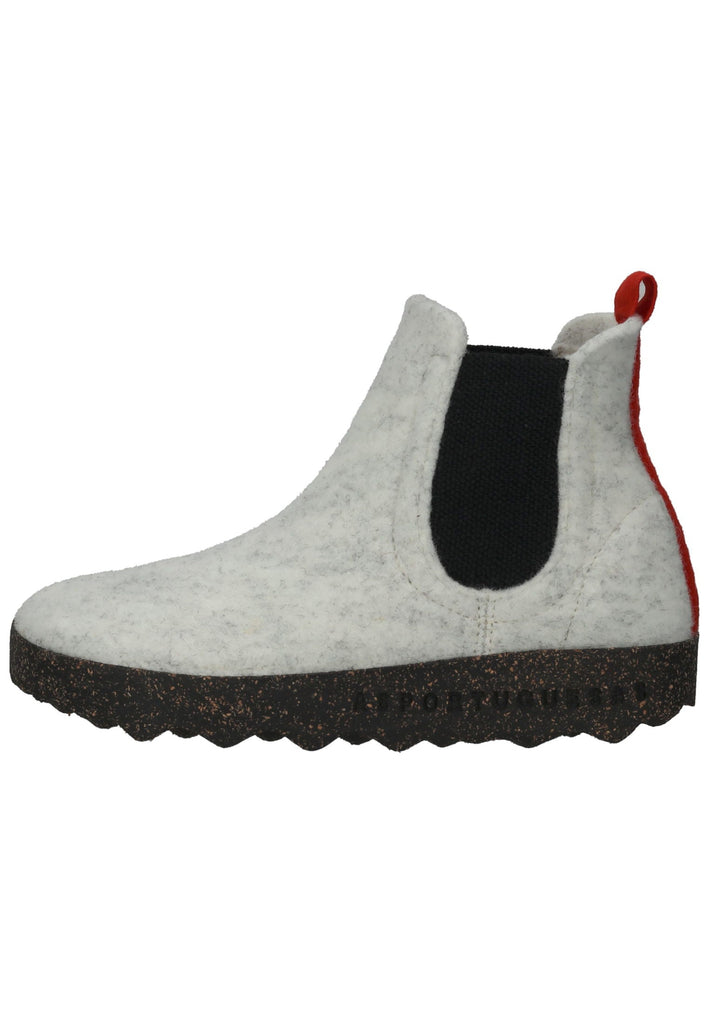 ASPORTUGUESAS Stiefelette Filz Weiß - surf4shoes